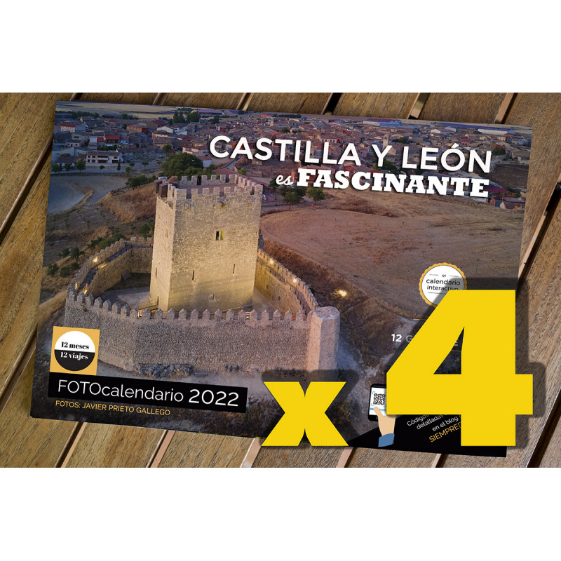 PACK DE 4 FOTOcalendarios "Castilla y León es fascinante" 2022