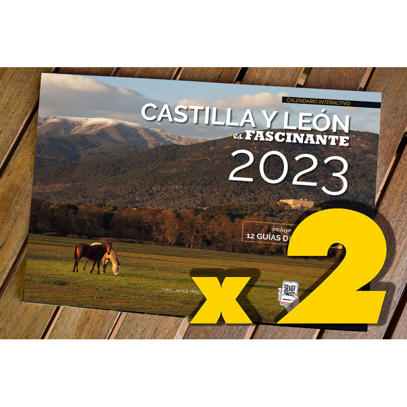 PACK DE 2 FOTOcalendarios "Castilla y León es fascinante" 2023