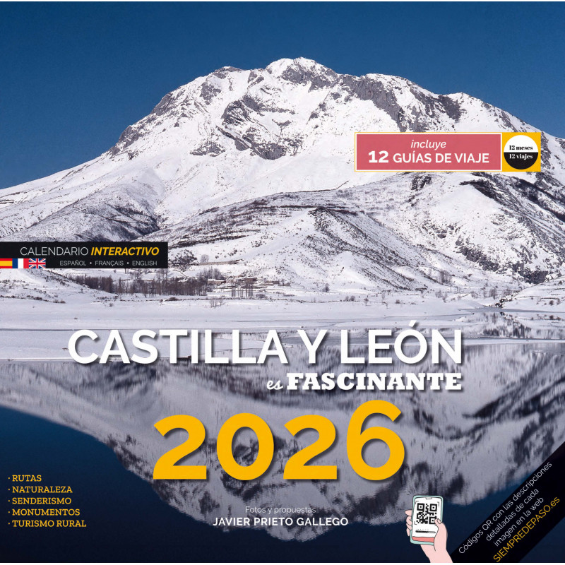 Calendario CASTILLA Y LEÓN ES FASCINANTE 2026  (¡Descuentos según cantidad!)